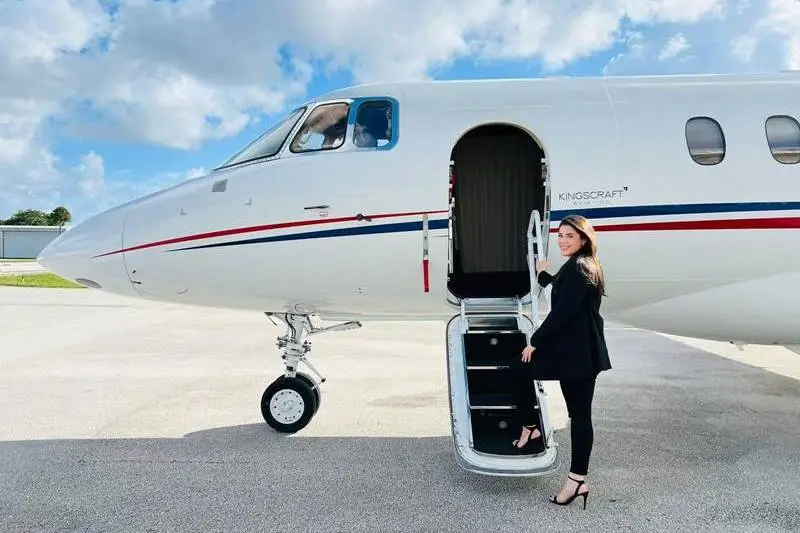 Kingscraft Aviation Hawker 900XP on the tarmac